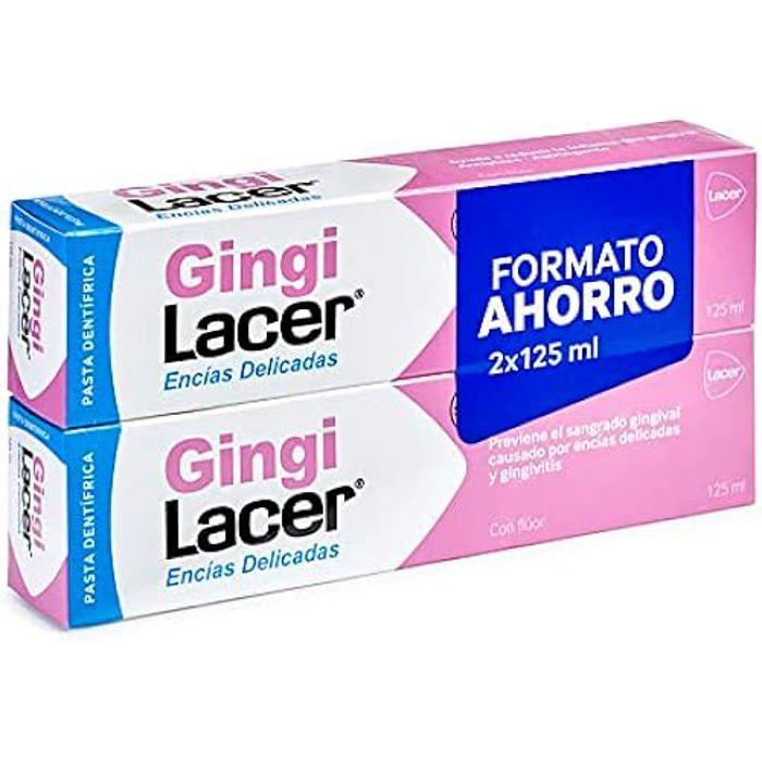 Pasta Dentifrice - LACER - GINGILACER - Set De 2 Pièces - 75 Ml - Pour Adultes - Mixte