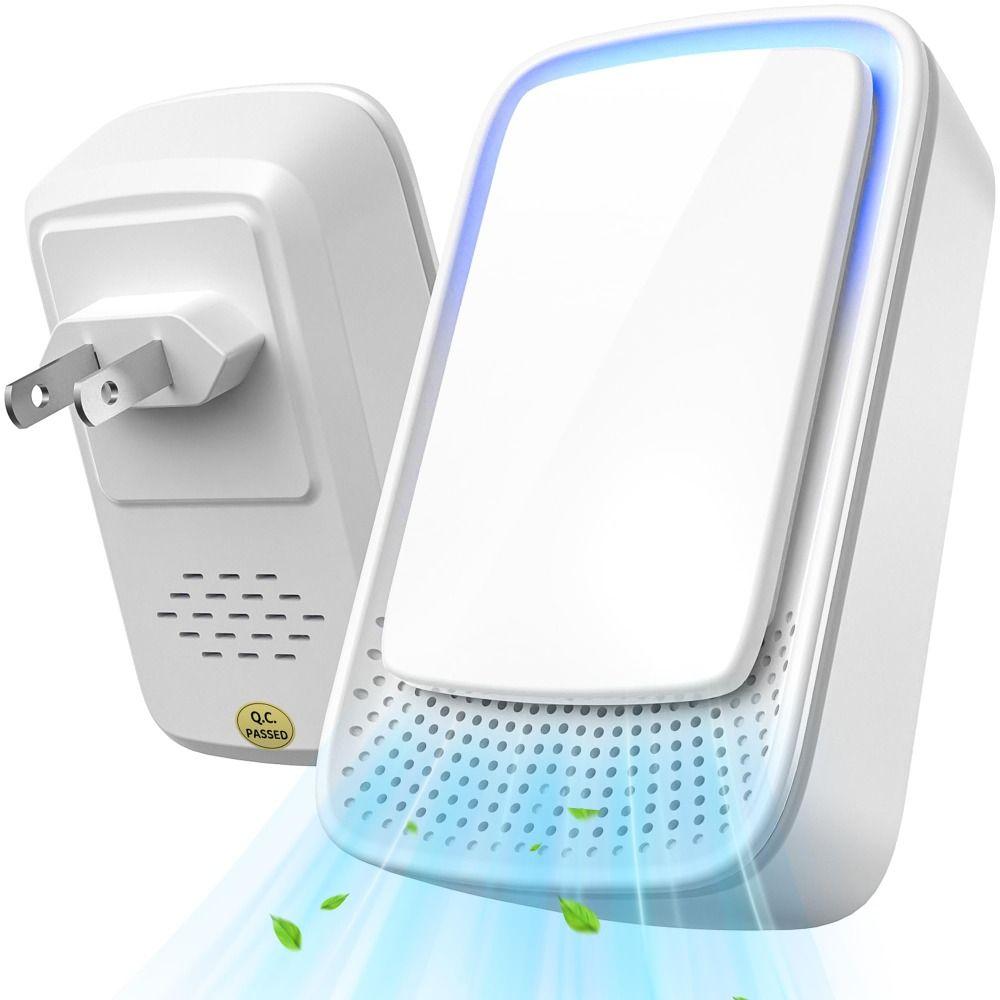 US UK EU Plug Air Purifier Small Plug-In Air Purifier Odor Removal Negative Ion Generator Bedroom