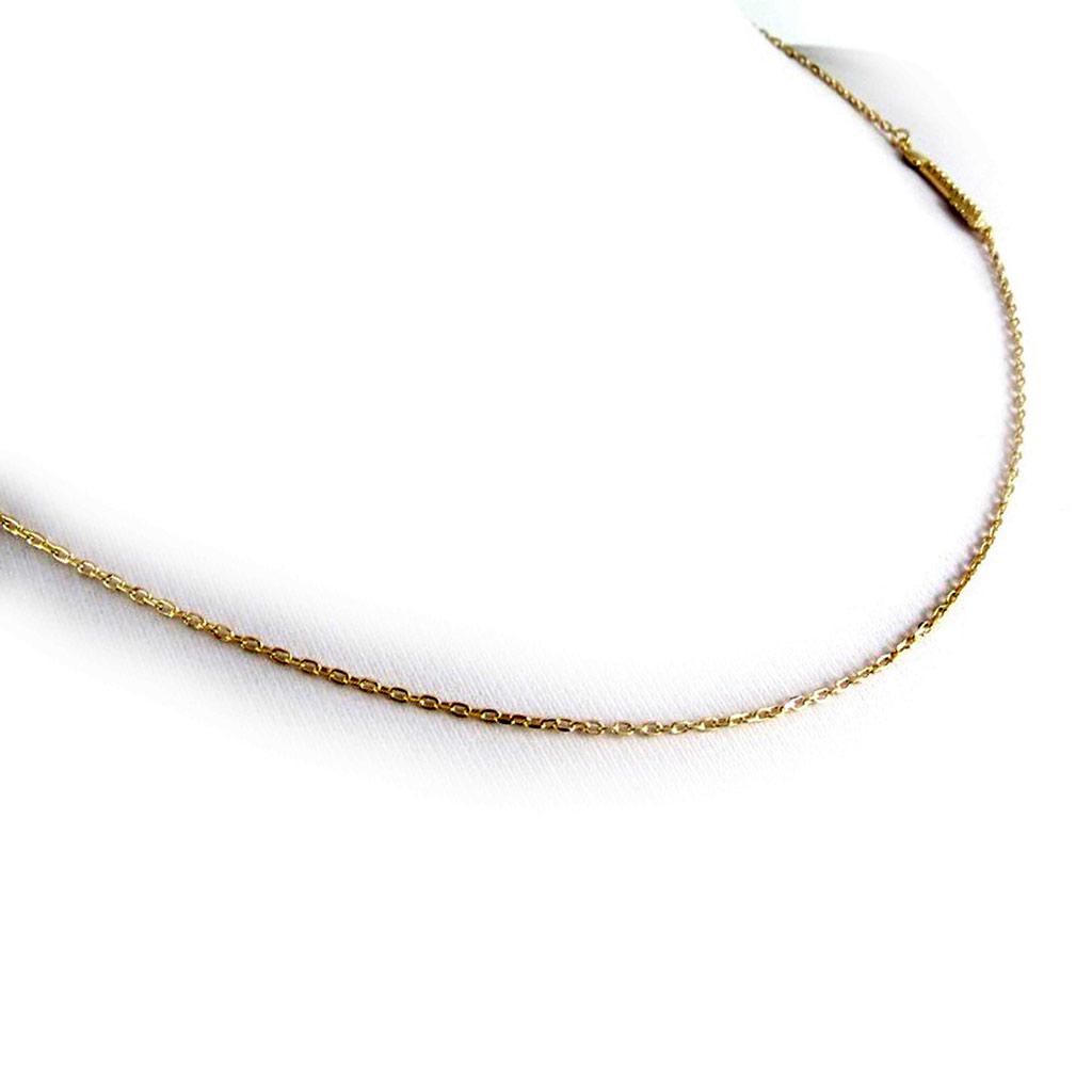 Les Trésors De Lily [K7773] - Gold Plated Necklace 'Cupid's Arrow' Gold - 17x4 Mm