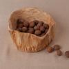 Handmade Natural Wood Fruit Tray - Irregular Shaped, Multifunctional for Snacks,Bread, Desserts, Candy & Salad for Home Decor