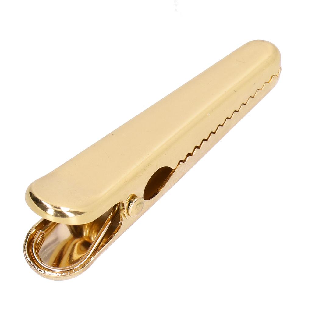 Těsnící klip 7,9 cm dlouhý Pohodlná rukojeť Robustní design Vnitřní zuby Kuchyňské náčiní pro kancelářský papír Fotografie