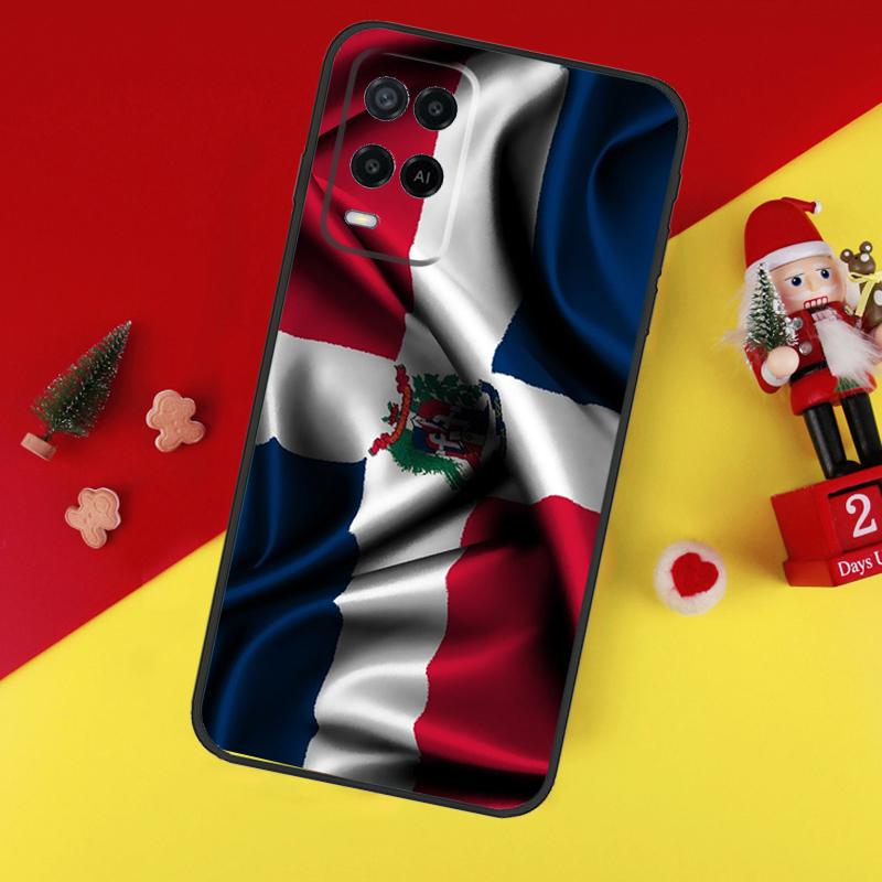 Étui Drapeau République Dominicaine Pour Oppo A38 A18 A58 A78 A98 A74 A94 A54 A80 A60 A40 A96 A76 A16 A15 A17 A57 A5 A6 Pro