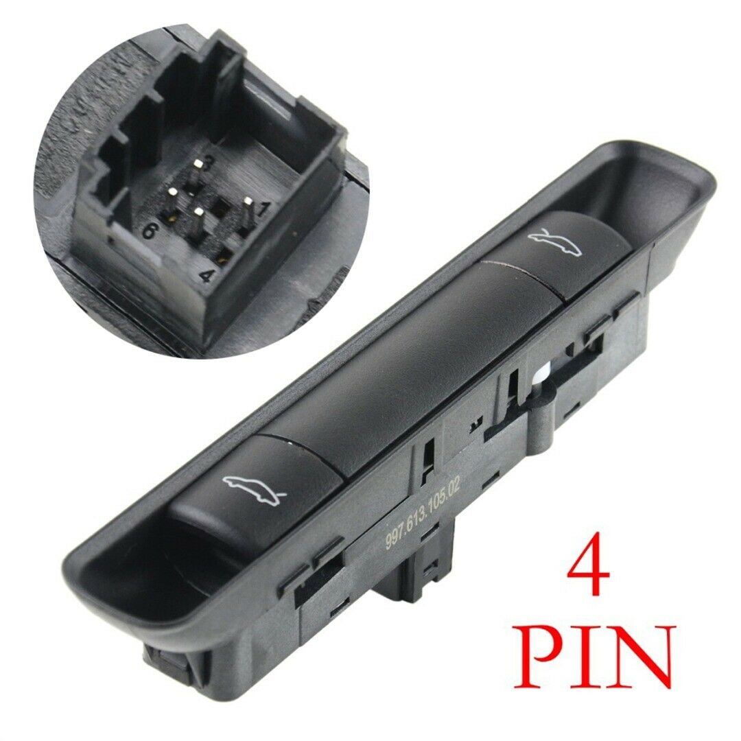 ABS Car Trunk Release Switch Controls 99761310502 Interior 1 pcs Accessories Black Parts Stable Switch Practical China Mainland