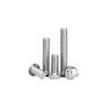 304 Stainless Steel Pan, Half, and Round Head Hexagon Screws (M2-M12)