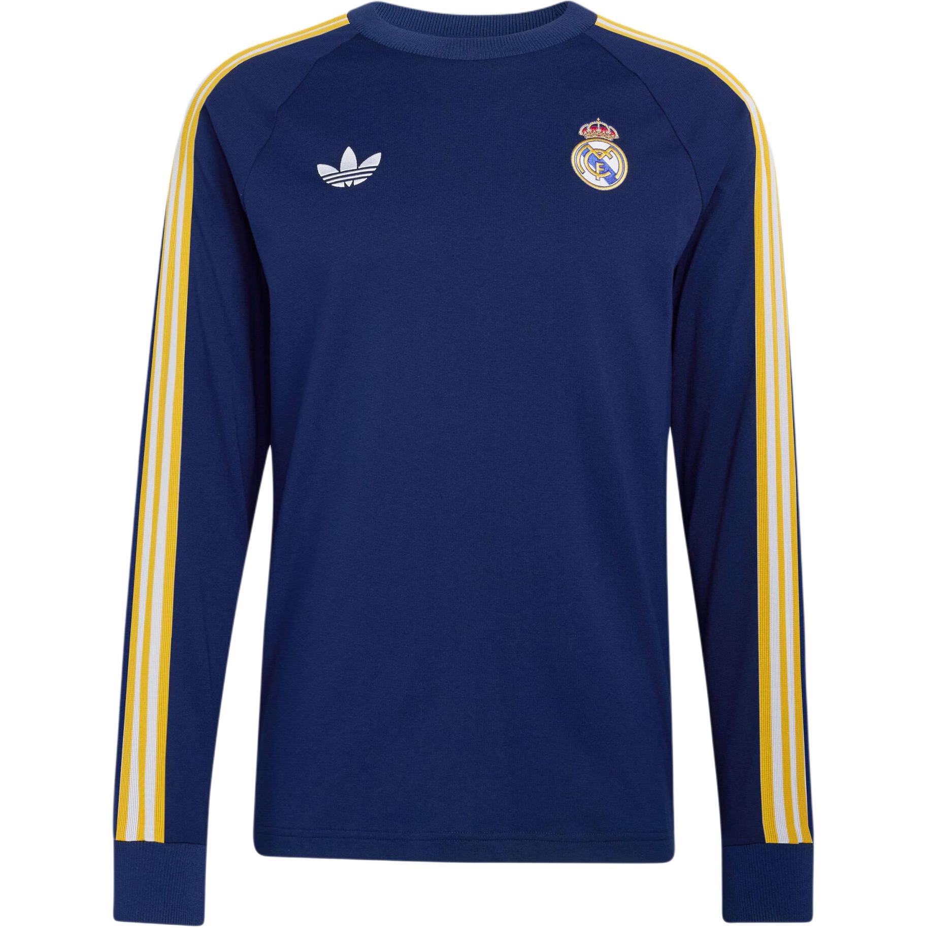 Puma, Adidas Puma Adidas Real Madrid Football Sports Casual Retro Long Sleeve T-Shirt Men T-Shirt KE3849 S