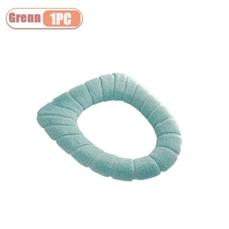 1-20PCS Non Slip Toilet Seat Cover Winter Warm Fleece Lined Universal Size Easy to Clean Bathroom Comfort Essential