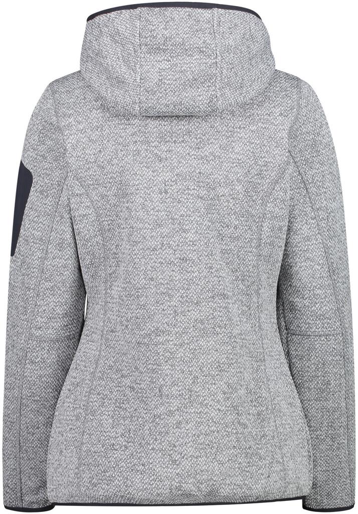 Куртка CMP Woman Fleece Jacket Fix Hood (3H19826) серый/лимон