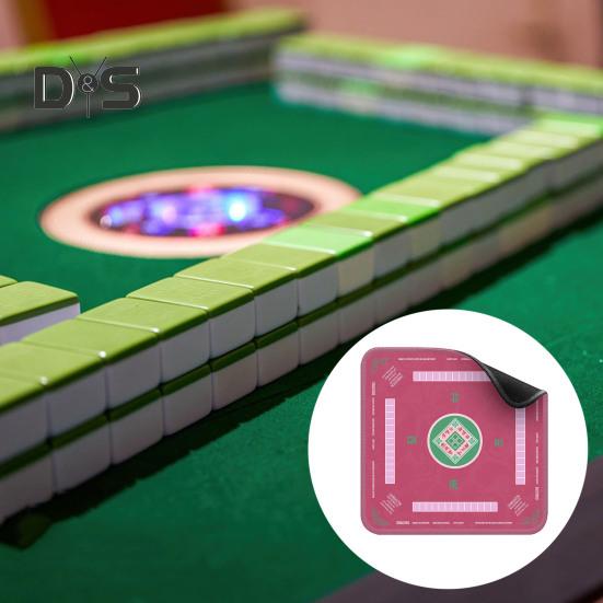 Mahjong Table Mat Poker Domino Mahjong Tile Card Board Game Anti-slip Noise Reduction Square Mah Jongg Table Cover Playmat