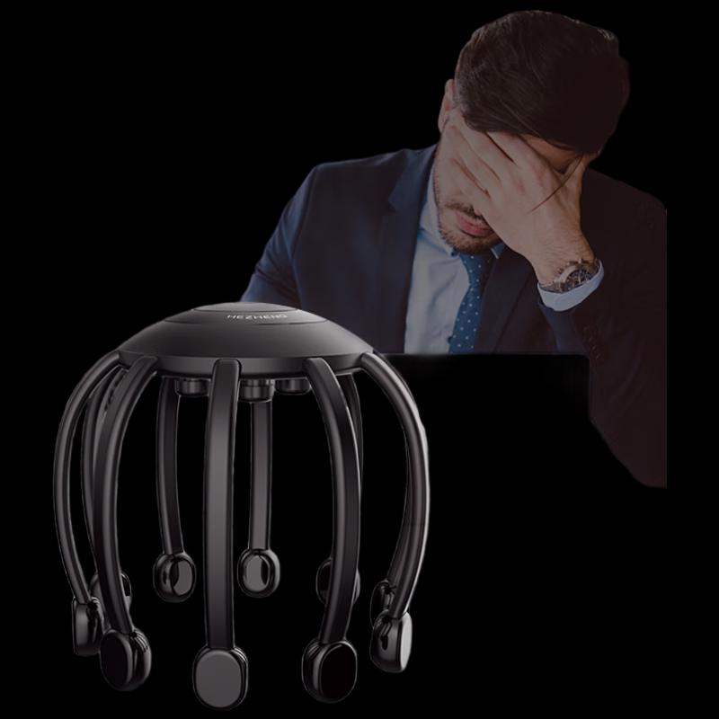 HEZHENG Wireless Multi-Dimensional Scalp Massager