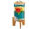Glass Beverage Dispenser with Faucet