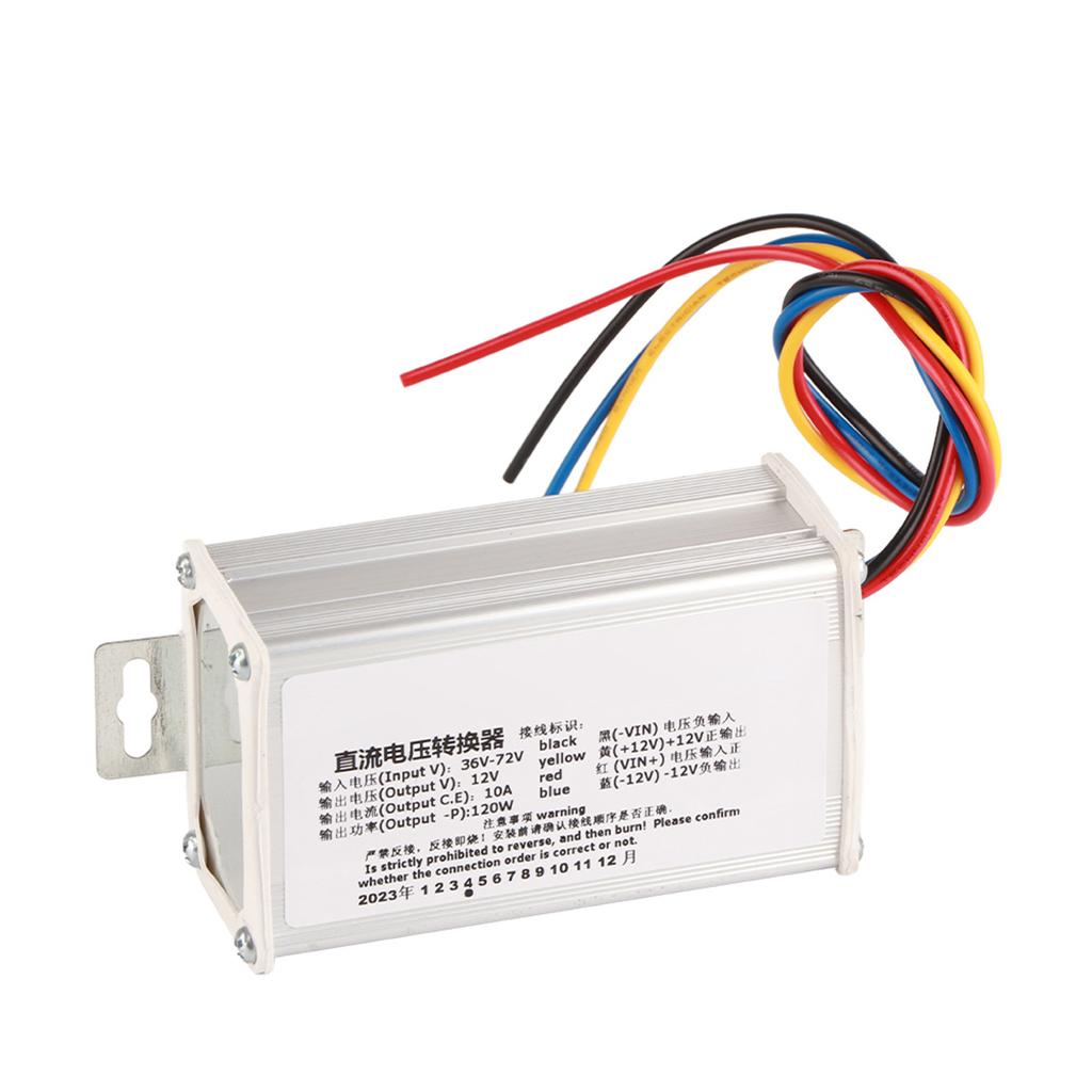 Converter, Converter Power Supply Module 36V‑72V To 12V 10A for Car Electronics