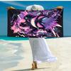 1pc Gengar1 Beach Towel, Comfortable and Thick, and Swimming/Bath/Picnic/Camping Towel, Suitable for Seaside Beaches