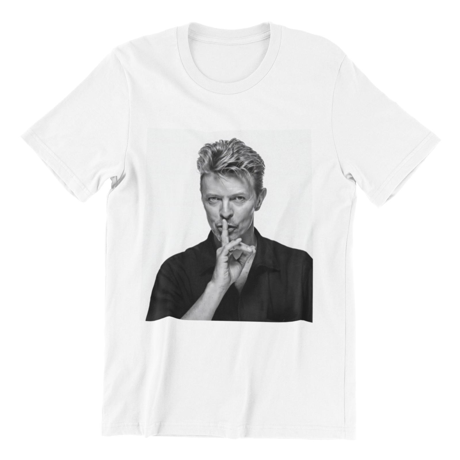 David Bowie Poster Shirt Music Rock Band Tshirt David Bowie Graphic Unisex Tee L