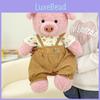 Suspender Wear Trousers Teddy Bear Pig Plush Toy Stuffed Animal Doll Kids Gift