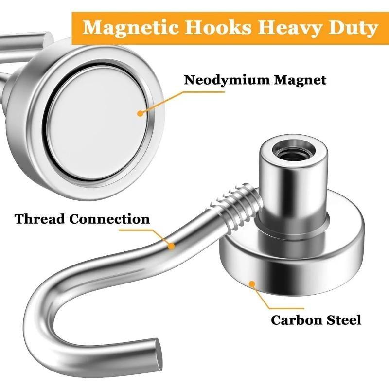 Magnetic Hanger Wall-mounted Extra Strong Cruise Hook Metal Strong Magnetic Hooks for Refrigerator Other Magnetic Surfaces