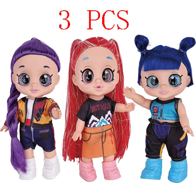 Hot Anime Kpop 10 Inch 5D Eyes Dolls Five Joints Movable Figure Musical Toys Birthday Present for Girls Boys Child