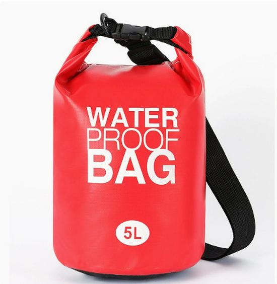 Portable Waterproof Bags for Outdoor Activities: 2L, 5L, 10L, 20L, 30L Options 10L Single Shoulder красный