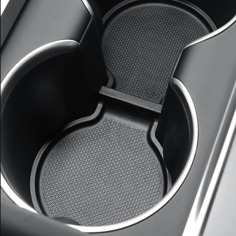 Car Cup Holder Mat for Tesla New Model Y Juniper Launch 2026 Bottle Cup insert Protector Cushion interior Accessories 2025 Parts