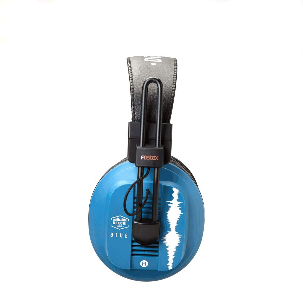 Dekoni Audio Blue Audiophile HiFi Planar Magnetic Headphones Fostex/Dekoni