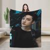 Bang Chan Blanket Cool Boy Gun Travel Flannel Bedding Throws For Couch Bed Super Soft Custom Quality Bedspread Gift Idea