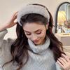 1PC Plush Material Minimalist Style Faux Mink Soft Face Washing Headbands Elegant Headband Versatile Multi-Color
