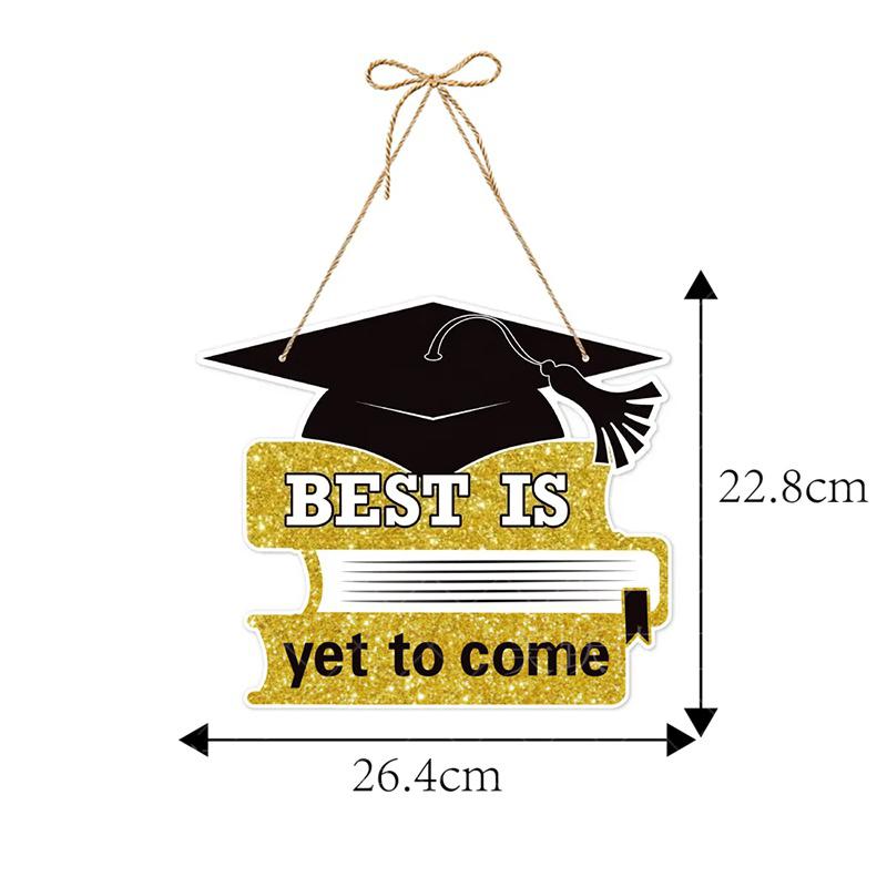 Graduations Paper Door Hanging Graduation Gown Hat Decorations Congrats Grad Party Graduation Decorations 2025 Party Supplie