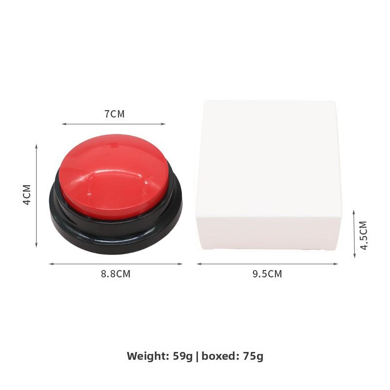 Dog Speaking Button, Pet Communication Button, Sound Generator, Cat Bell, Toy Supplies, Recording, Training Magic Tool