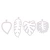 4 Pieces/Set Of Tropical Leaf Candy Cake Biscuit Mould Diy Decor Baking Tool