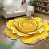 WTEMPO 3D Flower Carpet Bedroom Carpet Bathroom Floor Mat Anti Slip Floor Mat