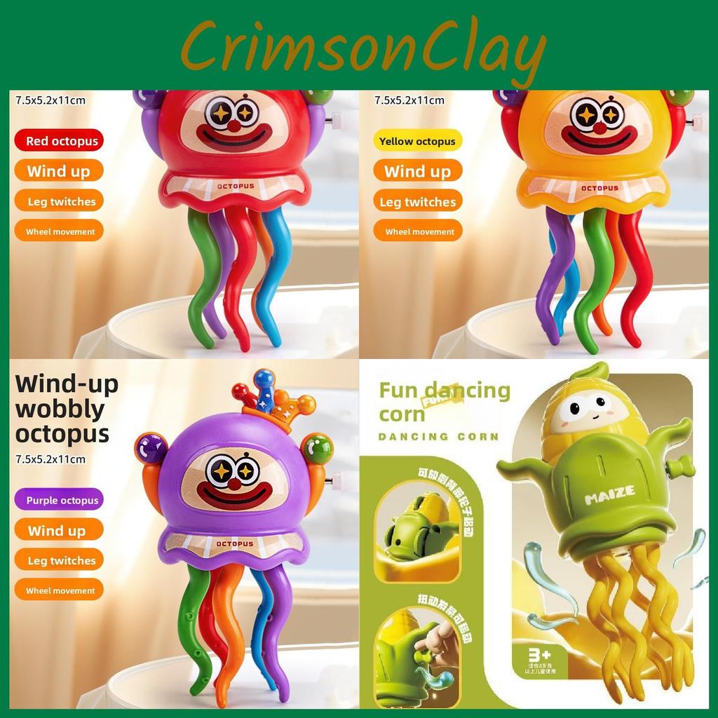 Fun Linked Chain Clown Octopus Handheld Toy Sensory Play Parent Interaction