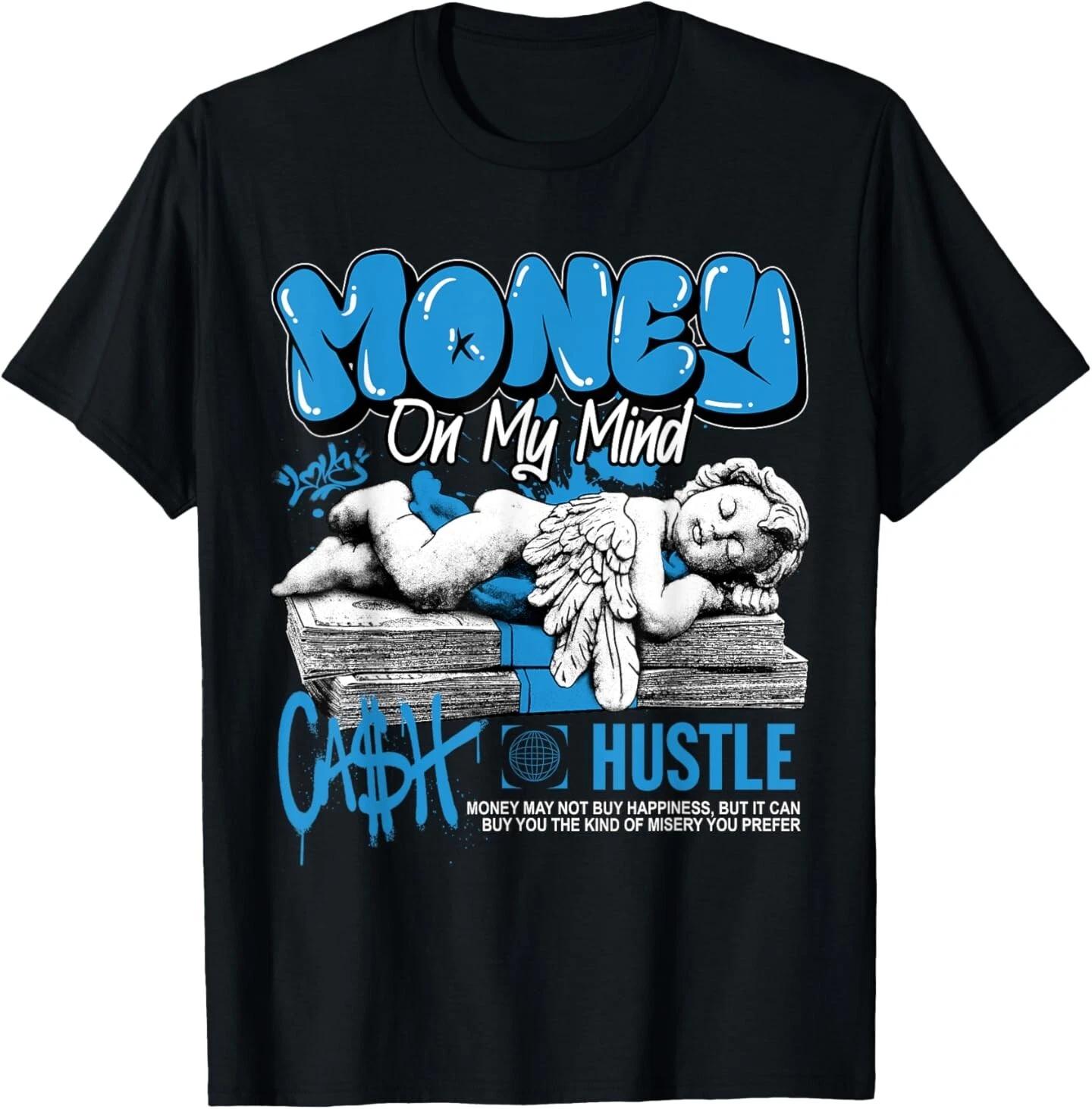 

Money Cash Powder Blue 9s Matching Tee For Men Women T-Shirt L