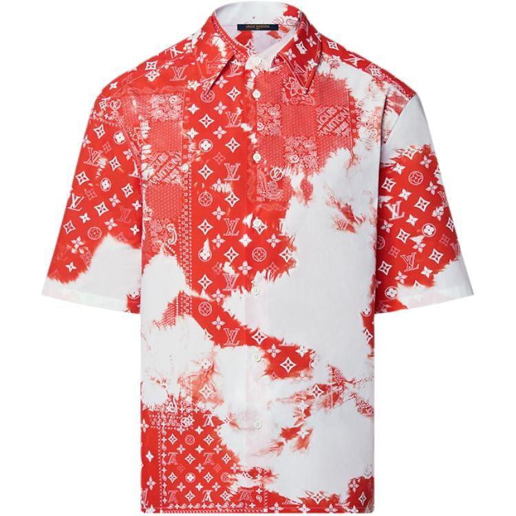 LOUIS VUITTON Monogram Bandana Short-Sleeved Shirt