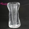 Masturbator Men's Masturbation Cup Transparent Eco-friendly Rubber Men Balanus Endurance Exercise Artificial Vagina