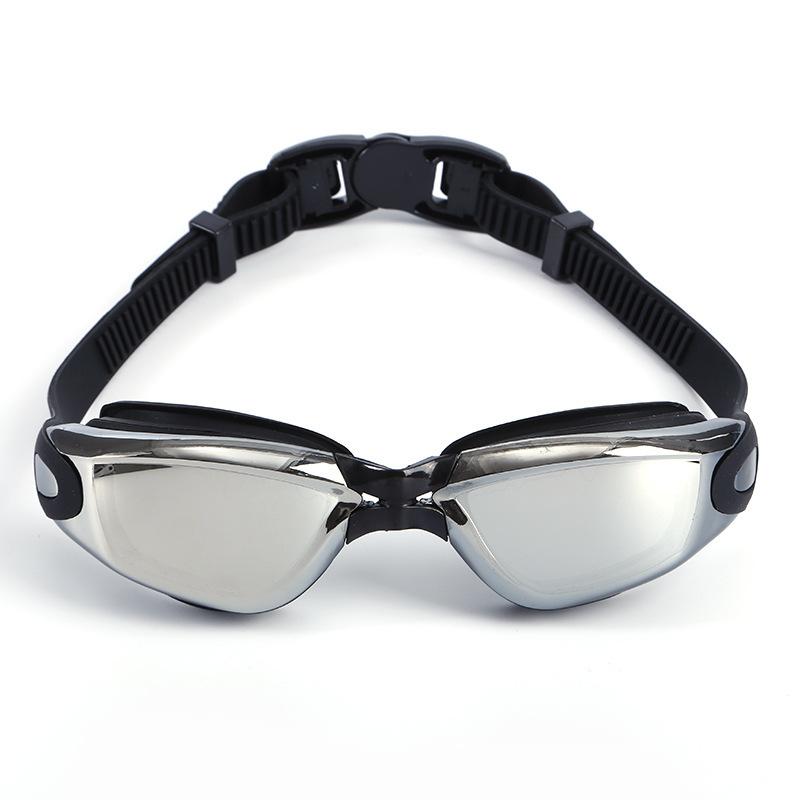 Oubo high-definition adult electroplated swimming goggles, anti-fog, waterproof swimming goggles, protective eyewear for men and women