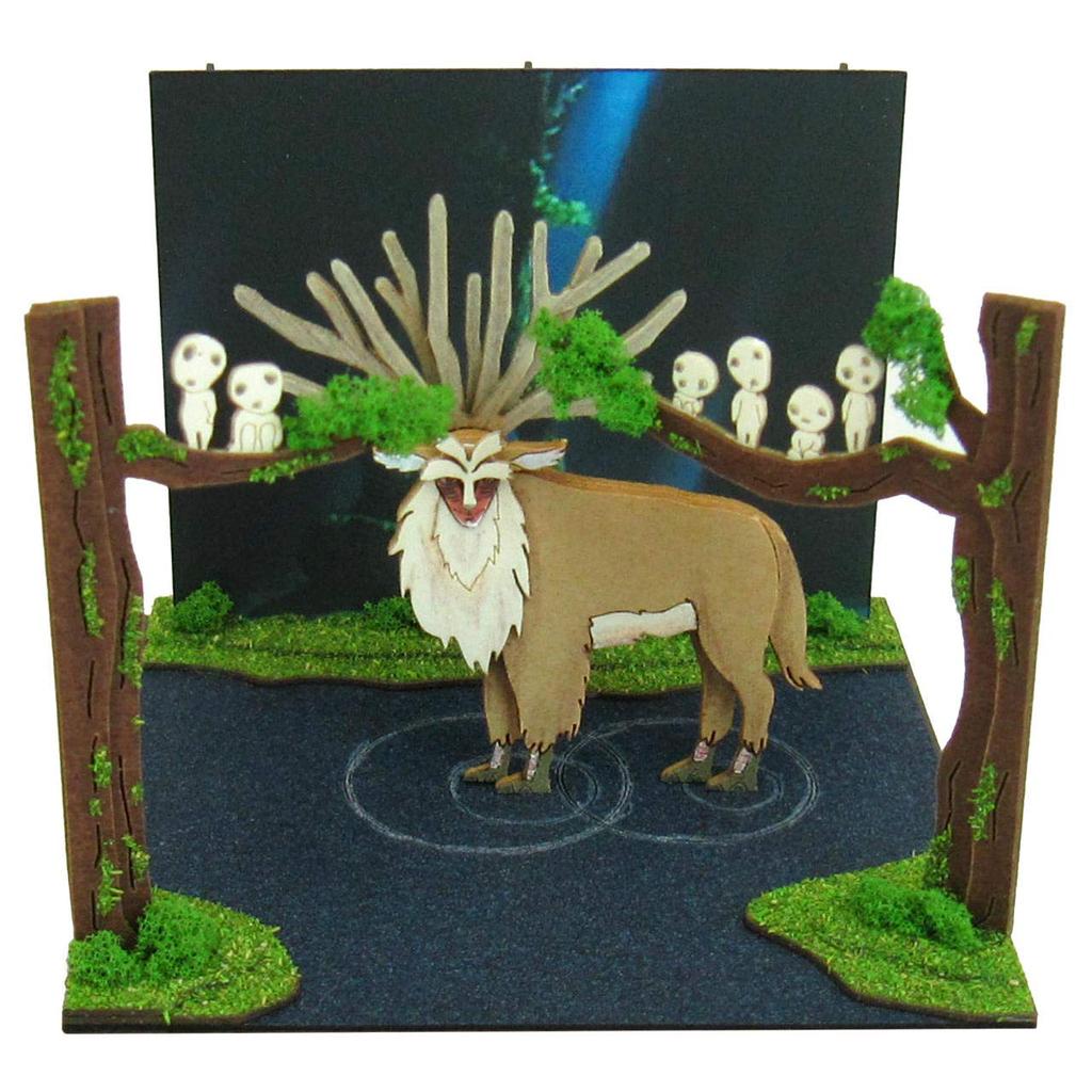 Sankei Studio Ghibli Mini Princess Mononoke Forest Spirit Non-Scale Papercraft MP07-43