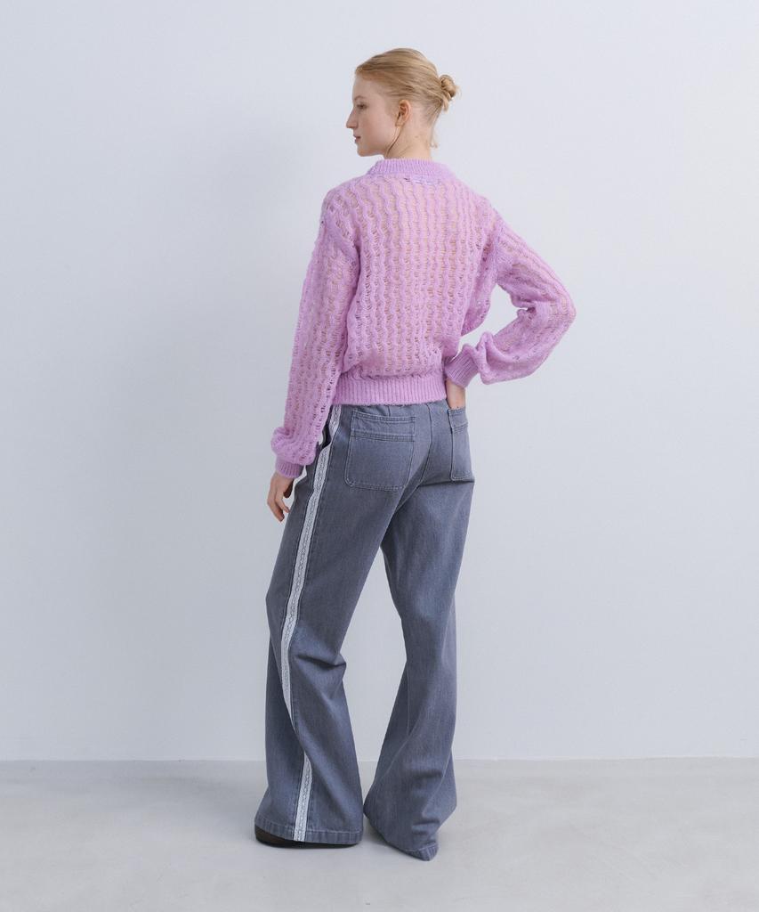 Epinggeulleo Summer Wool Color Knit - Purple