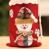 Champagne Bottle Cover Reusable holiday party Santa Claus Snowman Elk Xmas Ornaments Merry Christma Dinner Table Decor