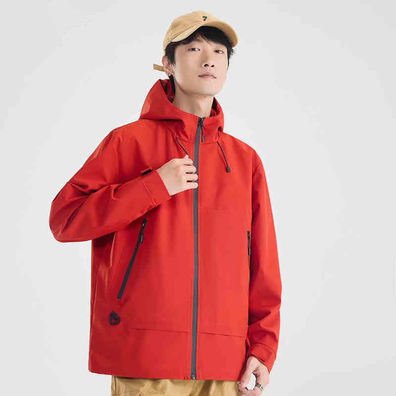 Woodpecker Unisex Windproof & Waterproof Jacket for Spring & Autumn - Tower Riding & Mountaineering Style