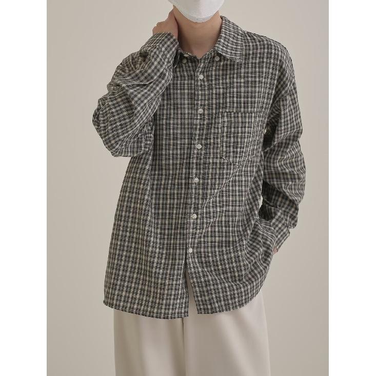 

Рубашка с длинным рукавом с буквенным принтом 2024 года в японском стиле в стиле Гонконга, свободная рубашка для мальчиков, летнее модное универсальное повседневное пальто 2XL чёрный