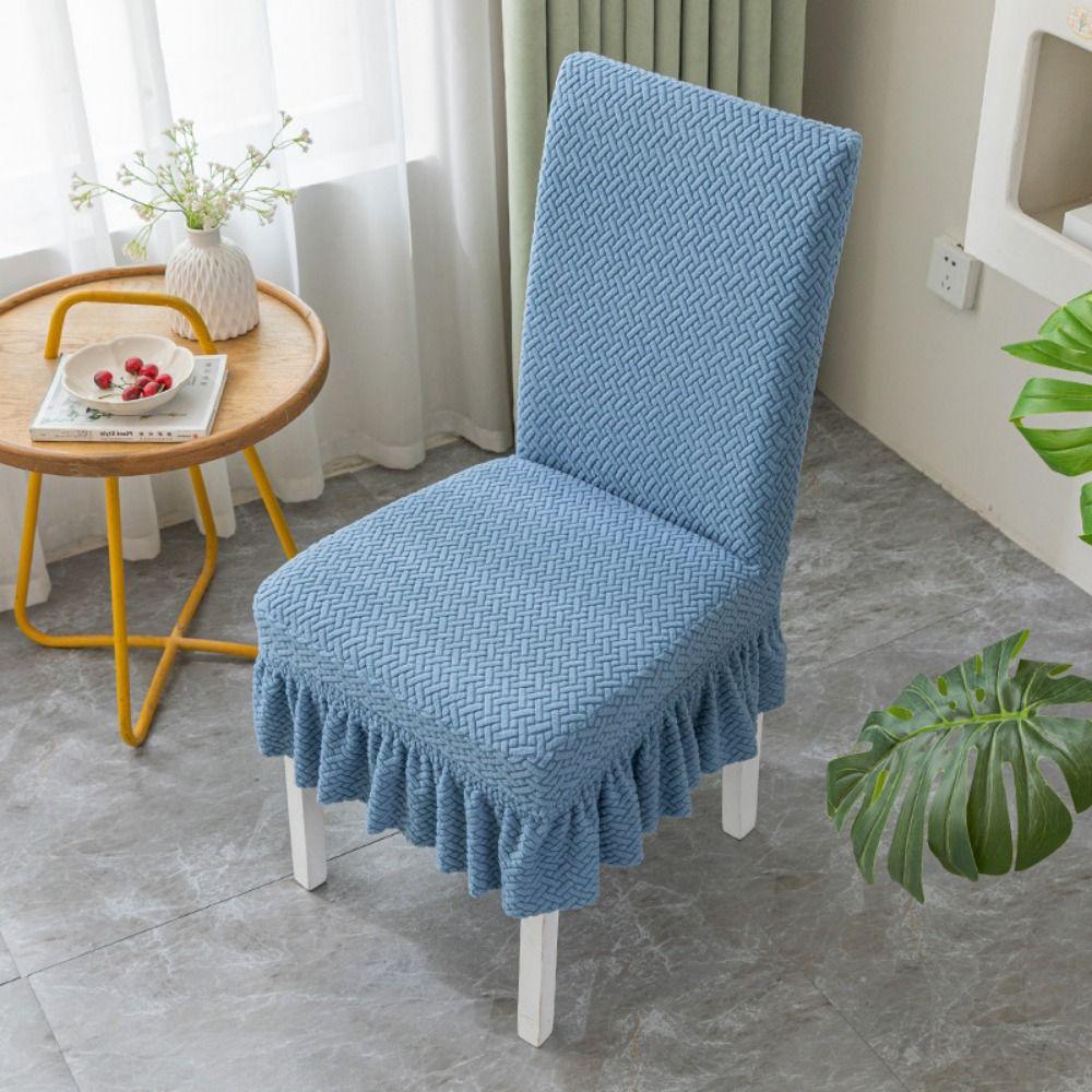 Washable Seat Cover Thickened Stool Slipcover Warm Chair Cover  Dining Chair