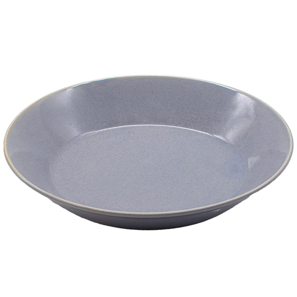 Aito Dinnerware Mino Dishwasher and Microwave Made In Product Number for Single Living "Natural Color" Set, 6-Piece Set, Blue-Gray, Ware, Safe, Japan,