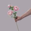 Flowers and Whispers 3-Head Artificial Rose Decoration for Wedding Celebrations, INS Style Home Decor CL64001