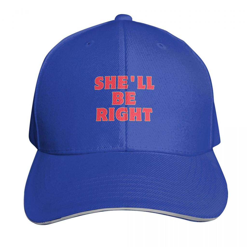 Shell Be Right Aussie Slang Baseball Cap Hats On Offer Hood Summer Hat Unisexs Big Size Hat Womens Beach Unisexs
