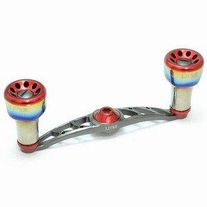 

LIVRE Reel FullComp Crank for Shimano 100 P Red (Right-handed) (Gunmetal + G)
