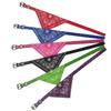Adjustable Pet Bandana Collar Paisley Print Triangle Neckerchief for Small Medium Large Dogs Cats