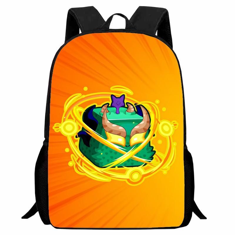 Stampa Roblox Blox Fruits Zaino Scolastico Studente Cartone Animato Merchandising Gioco Zaino Ragazzi Ragazze