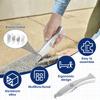 Cuțit cu lamă trapezoidală ergonomică pentru cârlig de covor, cu teacă de protecție, unealtă de tăiat covor pentru meșteșugari