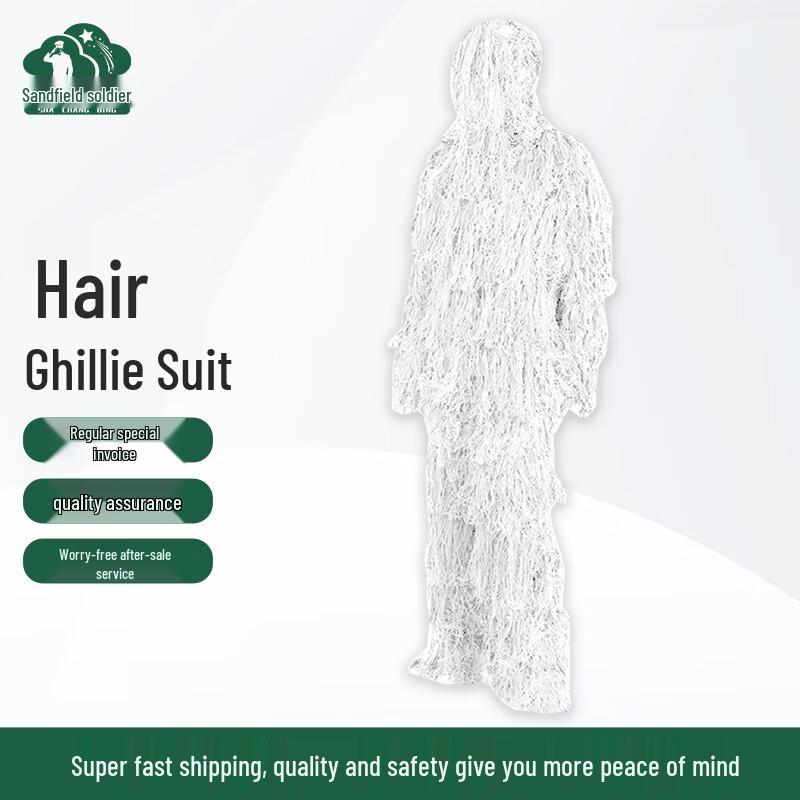 Adult Snow Camouflage Ghillie Suit