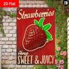 Vintage Fruit Metal Poster Wall Art 20x30 Cm Kitchen Decor