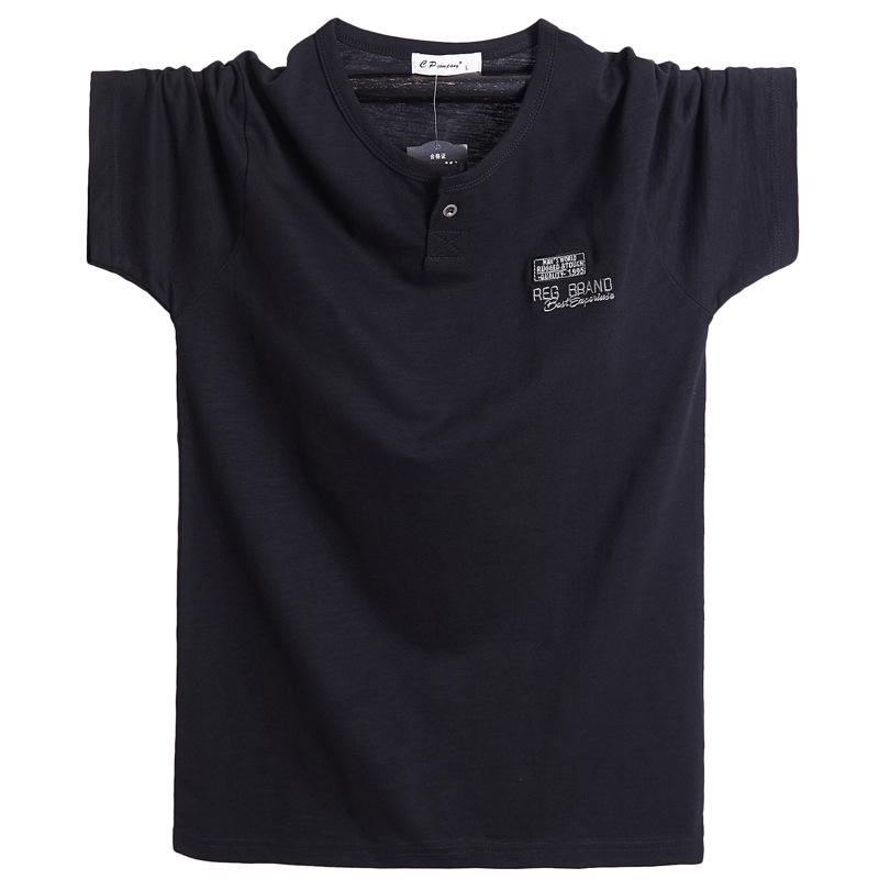Men's Plus Size Short Sleeve Bamboo Fiber Sport T-shirt - Loose, Trendy, and Versatile